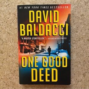 📚✨$5 Add On✨One Good Deed - David Baldacci -
Suspense, Mystery Good Read Book
